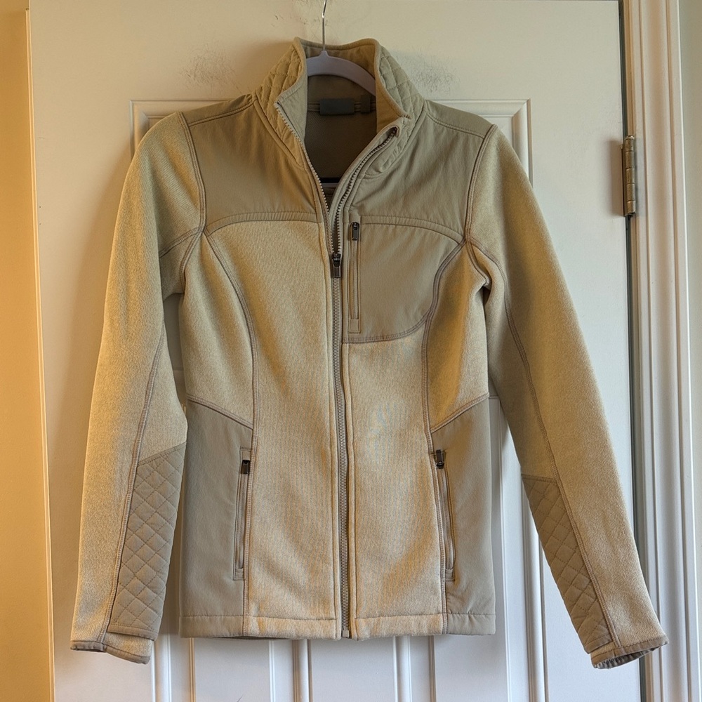Athleta Tan Beige Utility Softshell Jacket